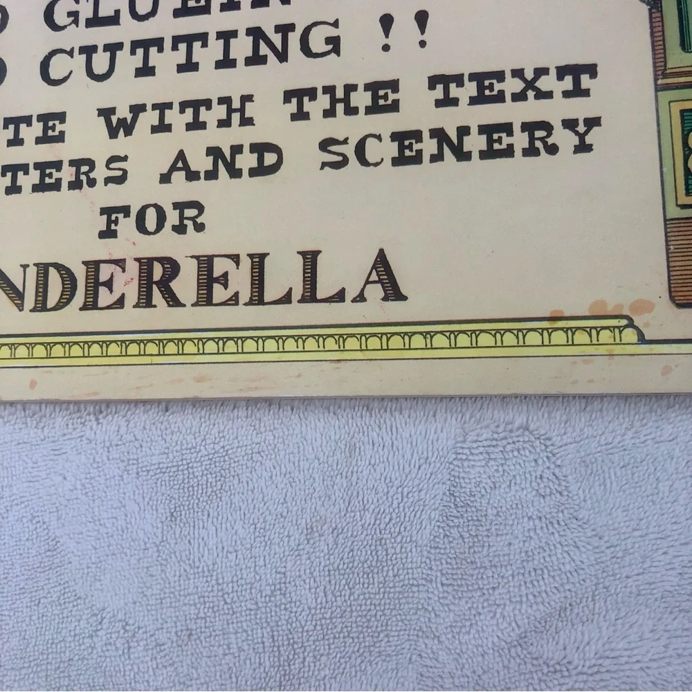 Mr. Jackson’s Pantomime Theatre Book Complete with Text Characters